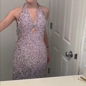 Scala lavender prom dress